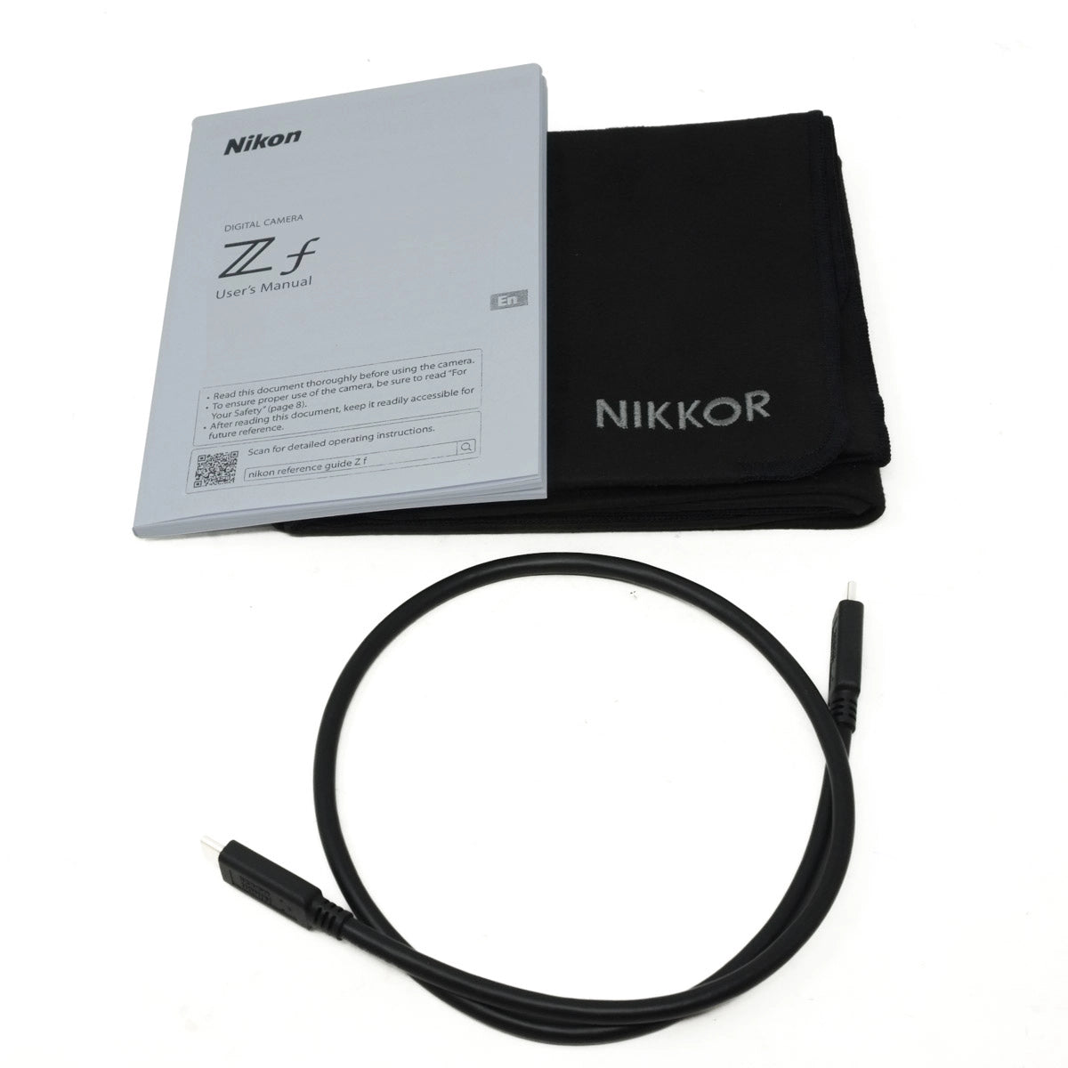 Used Nikon Zf Mirrorless Camera Body - manual, cloth and cable 