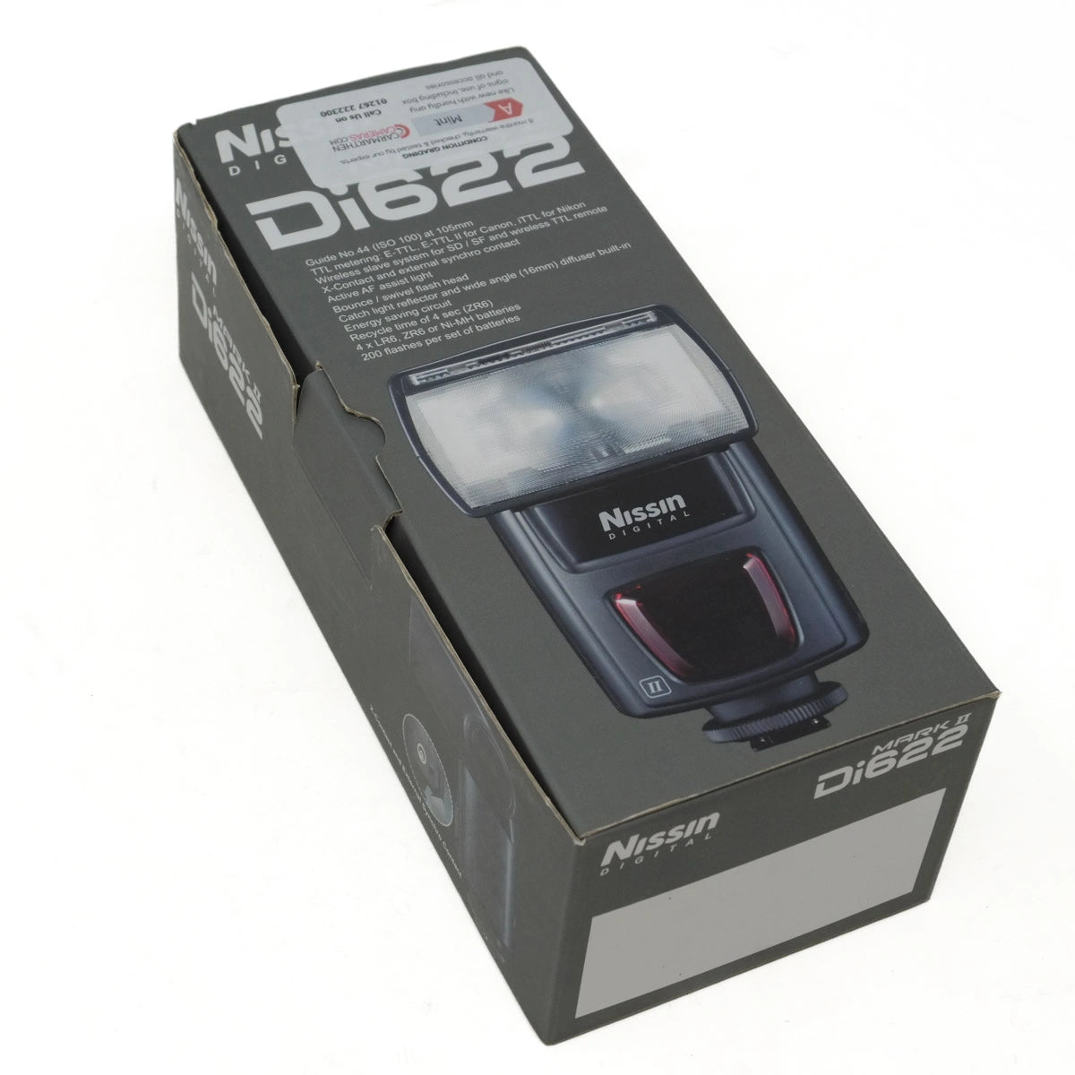 Nissan Di622 flash unit packaging on a white background