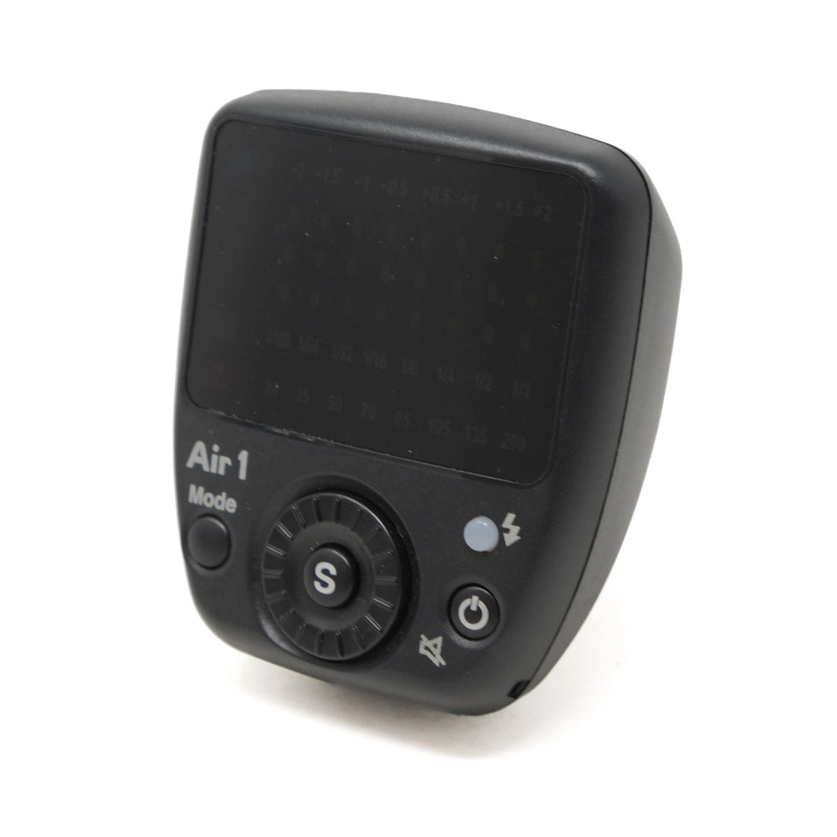 Black electronic device with 'Air 1' branding on a white background