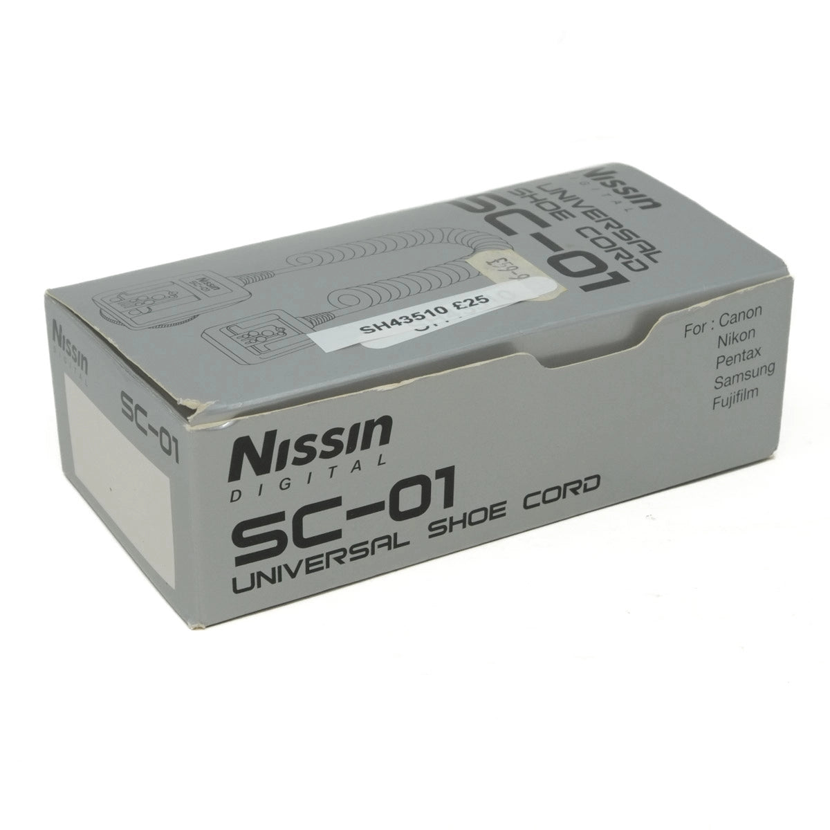 Nissan Digital SC-01 Universal Shoe Cord packaging on a white background