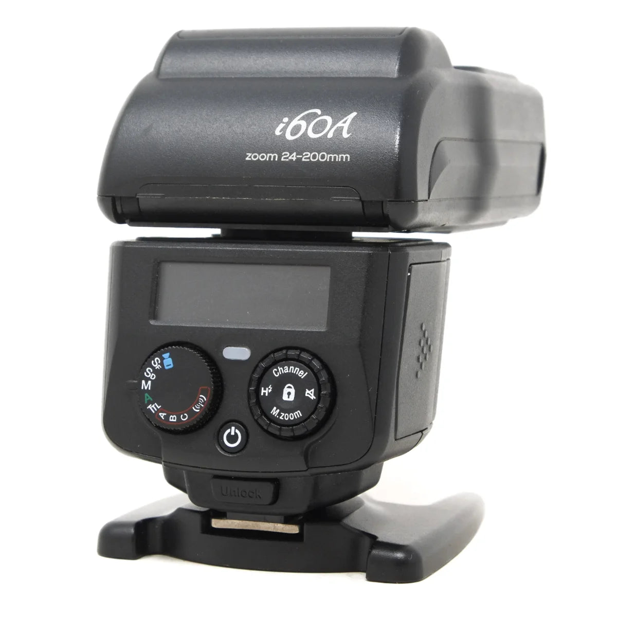 Used Nissin i60 TTL flash for Fuji X Mount - back angle 