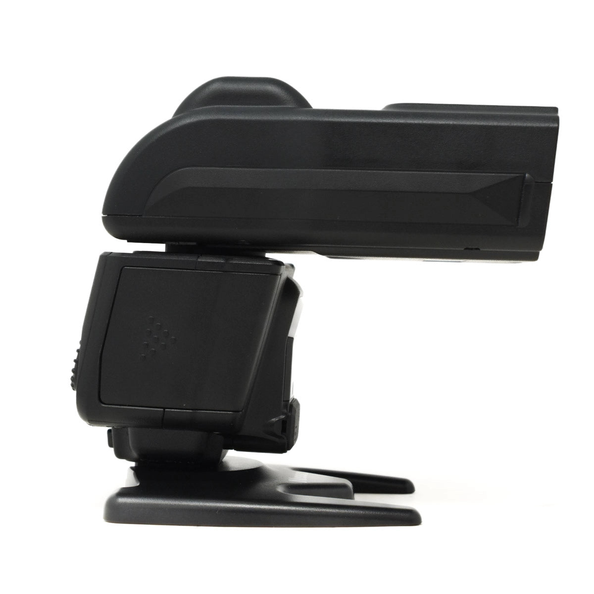 Nissin digital camera flash on a white background