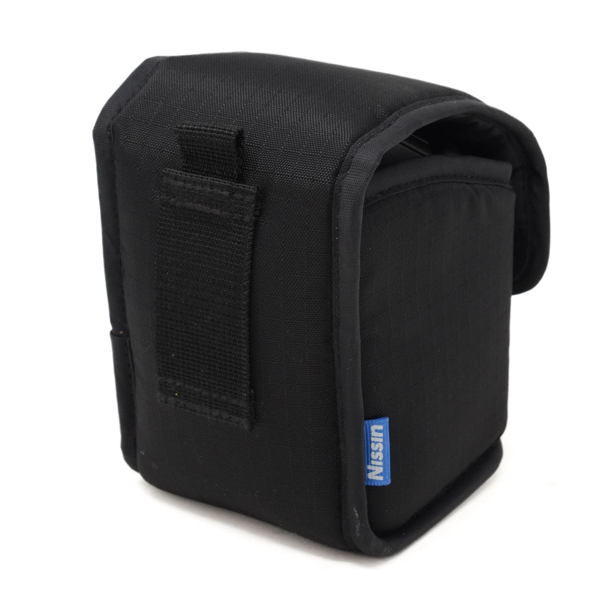 Black flash case on a white background