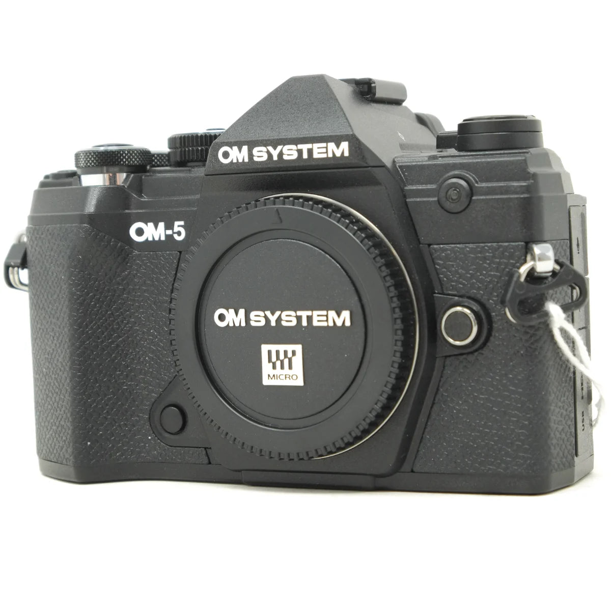 Used OM System OM-5 Mirrorless camera - front angle 