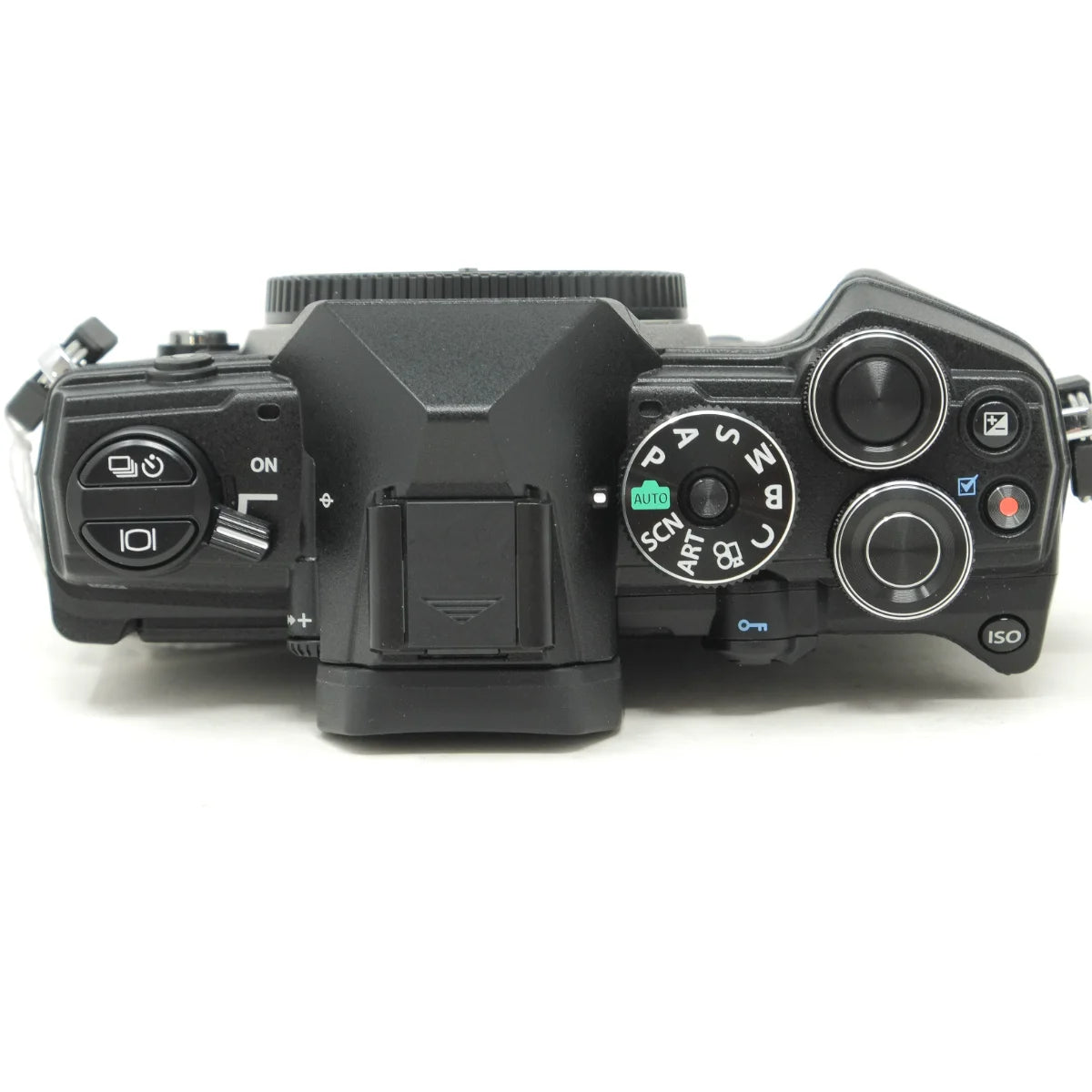 Used OM System OM-5 Mirrorless camera - top angle 
