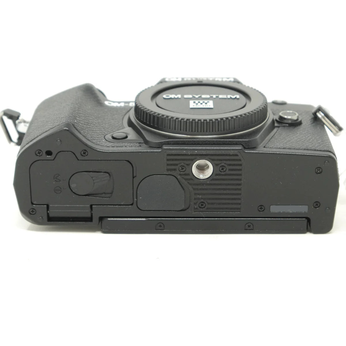 Used OM System OM-5 Mirrorless camera - bottom angle 