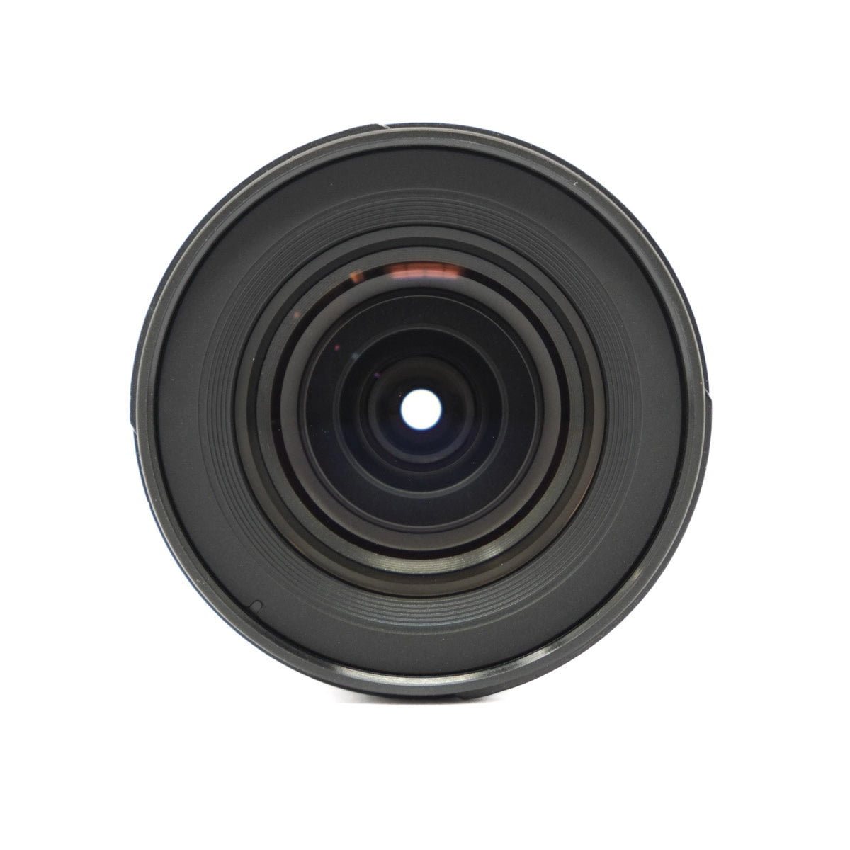 Camera lens on a white background