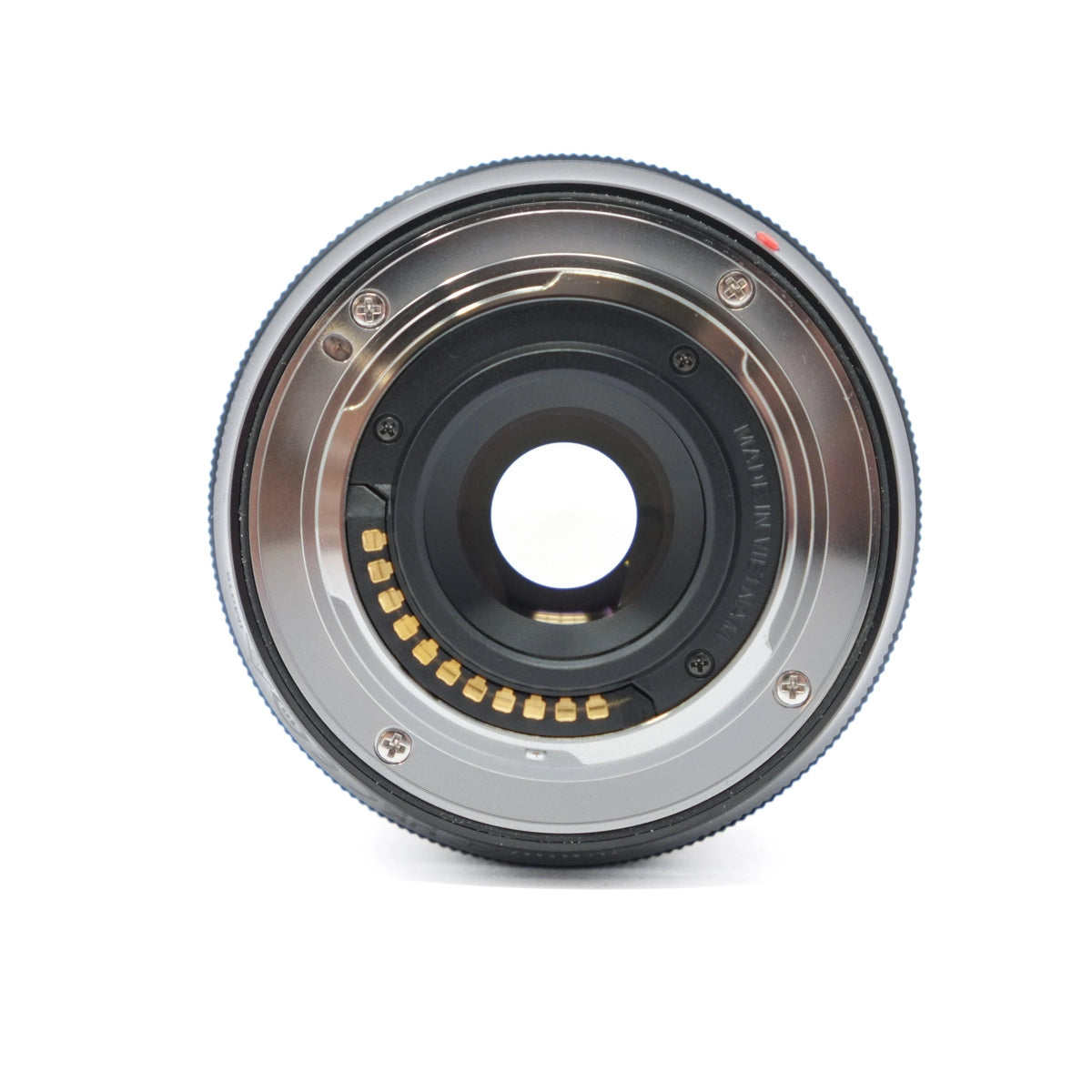 Camera lens on a white background