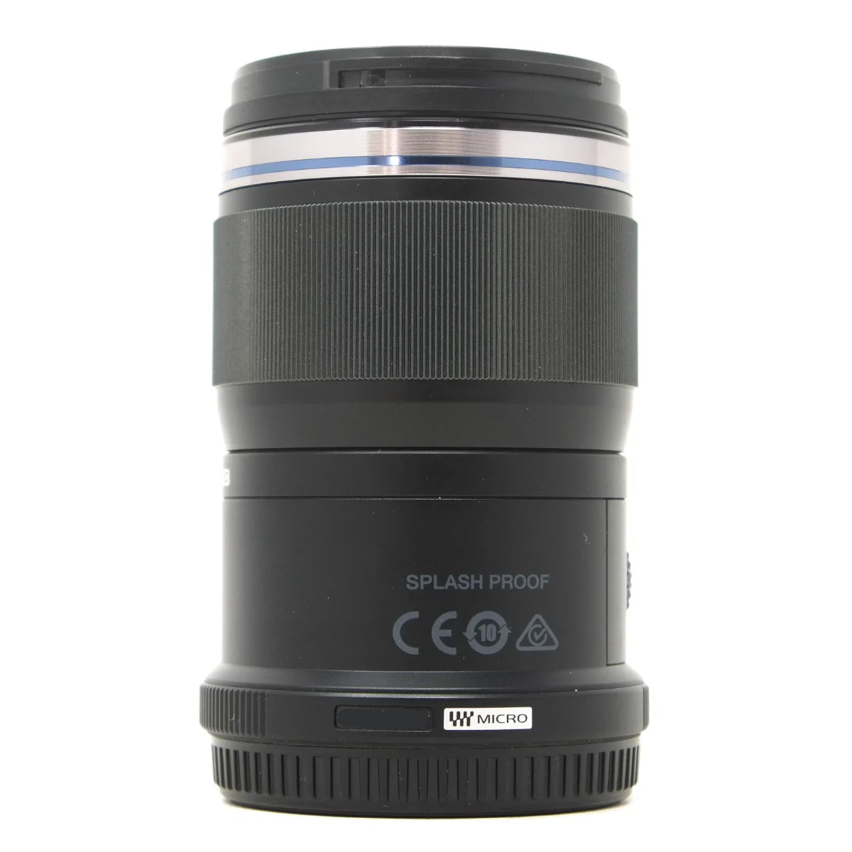 Used OM-System Olympus 60mm F2.8 macro lens MFT - side angle 