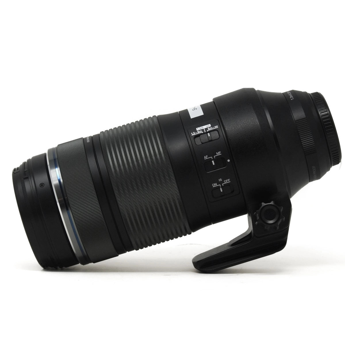 Used Olympus 100-400mm F5-6.3 IS ED Lens - Side angle 