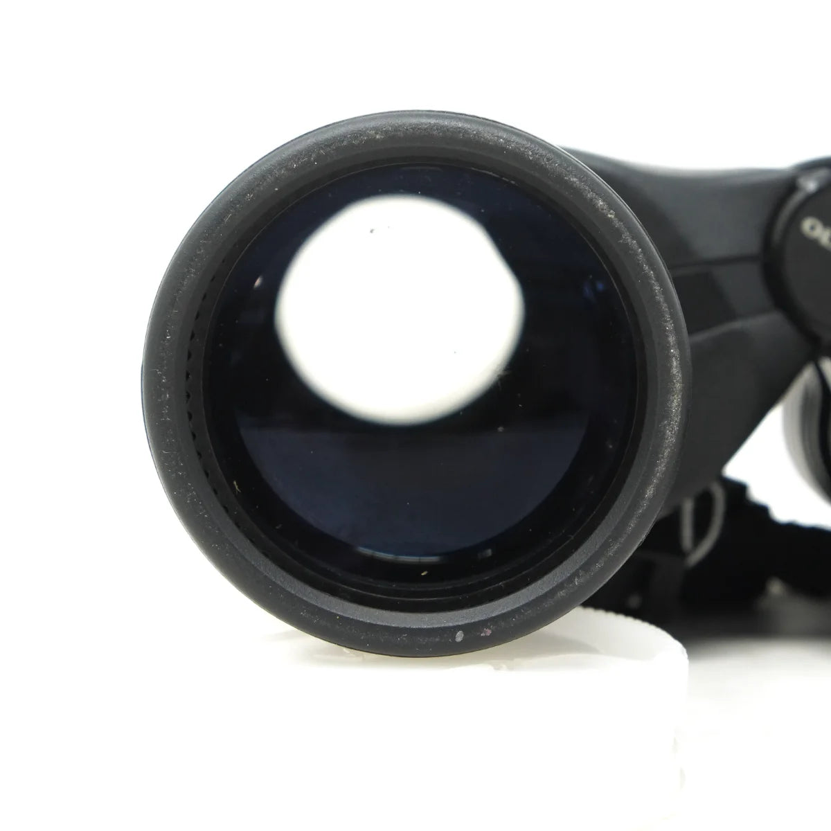 Used Olympus 10x50 DPS I binoculars - front angle 