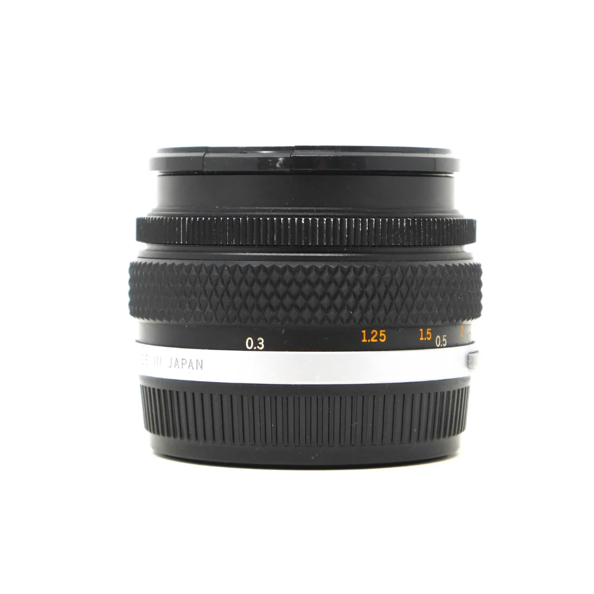 Used Olympus Auto-W 35mm F2.8 Ziko lens - side angle 