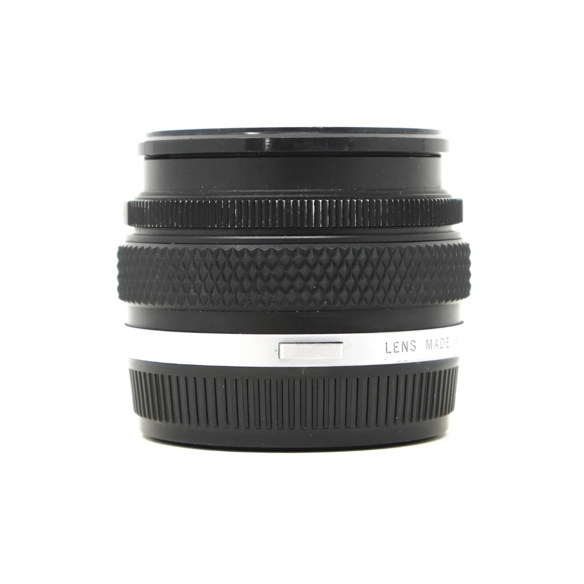 Used Olympus Auto-W 35mm F2.8 Ziko lens - side angle 