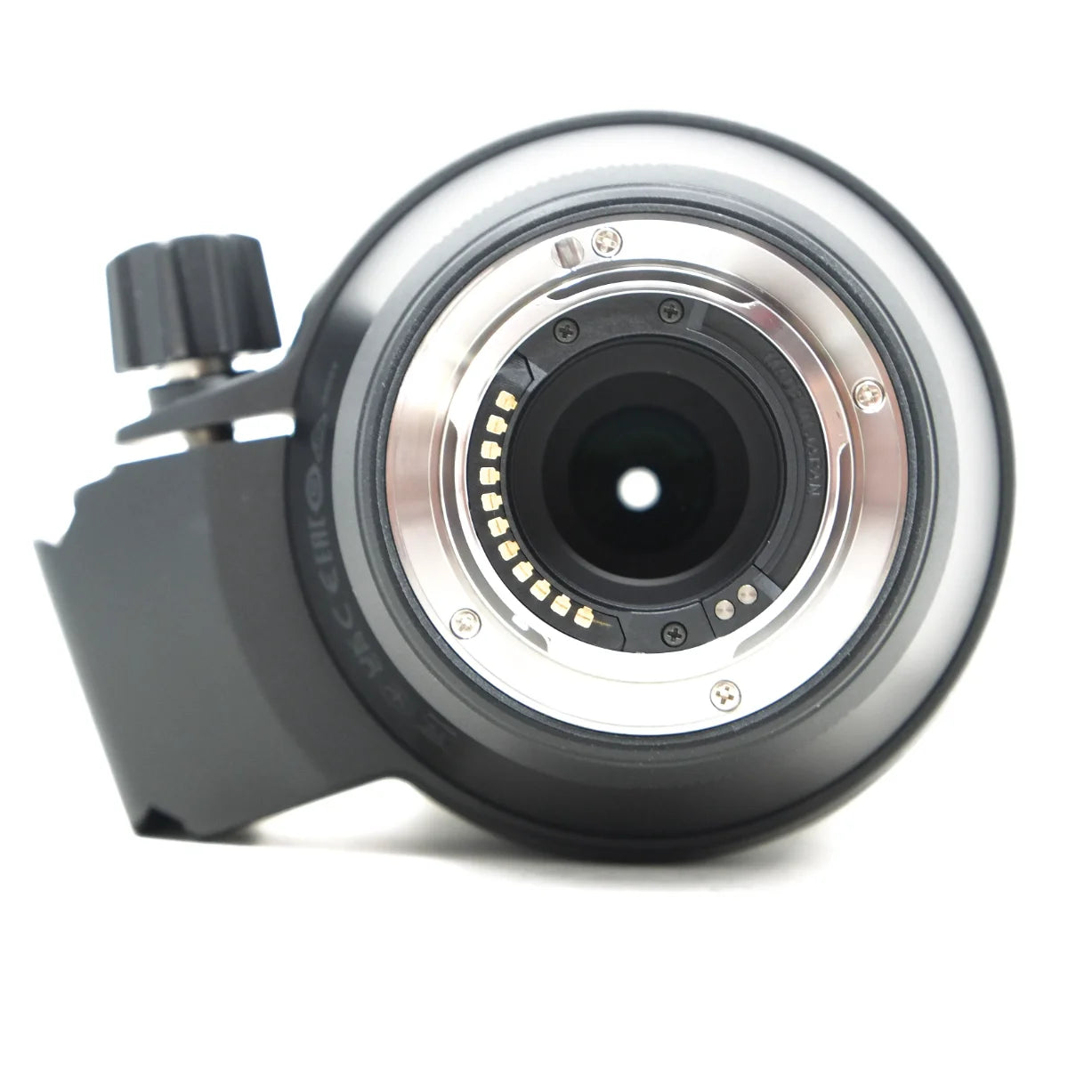 Used Olympus M.Zuiko 100-400mm F5-6.3 IS ED MSC Lens - bottom angle 