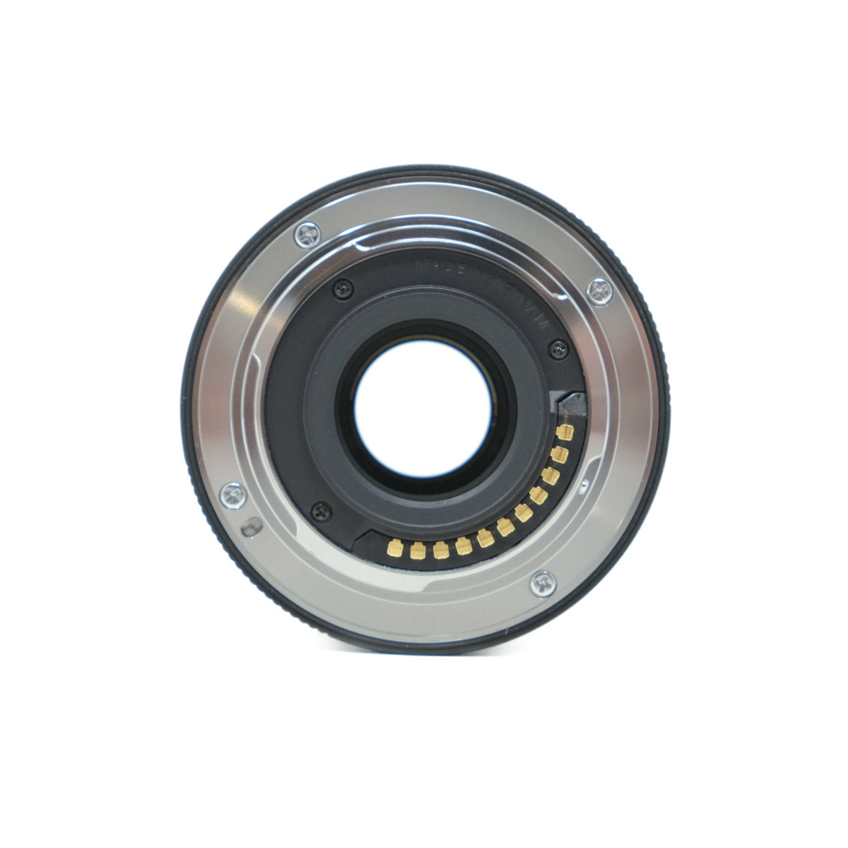 Camera lens on a white background