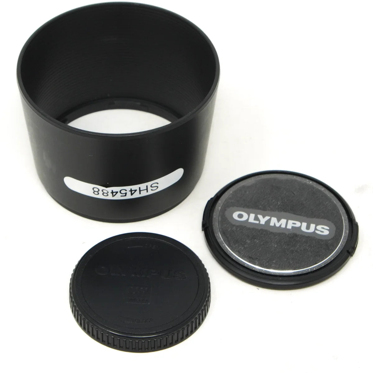 Used Olympus M.Zuiko Digital 40-150mm F4-5.6 MFT lens - lens hood and caps 