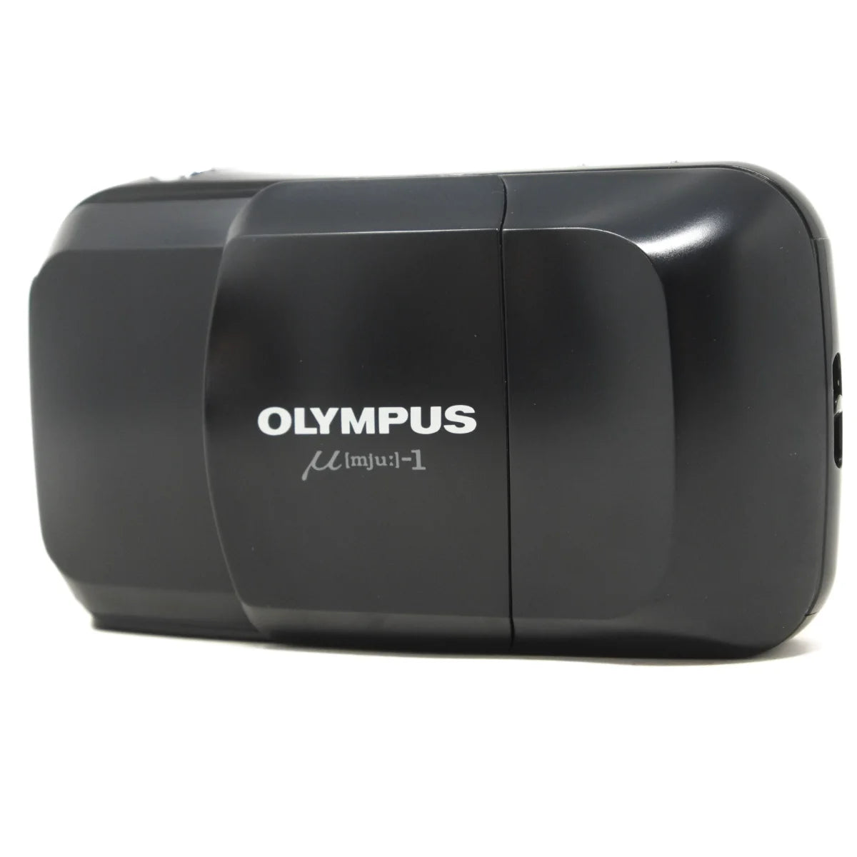 Used Olympus MJU-1 classic film camera - font angle 