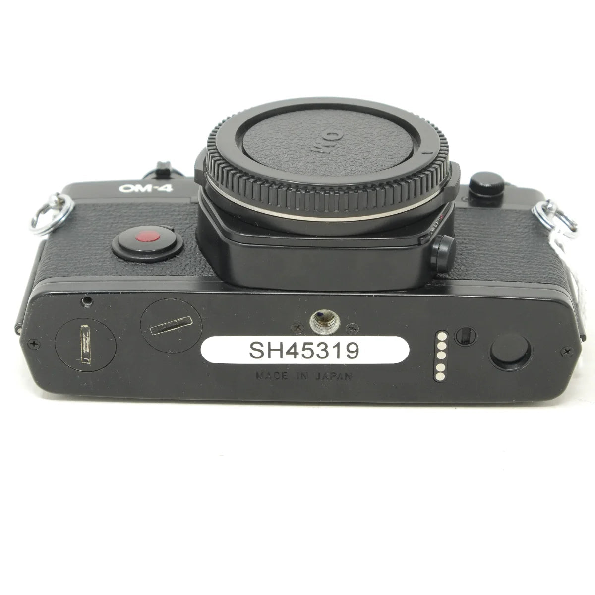 Used Olympus OM-4 Classic film camera - bottom angle 