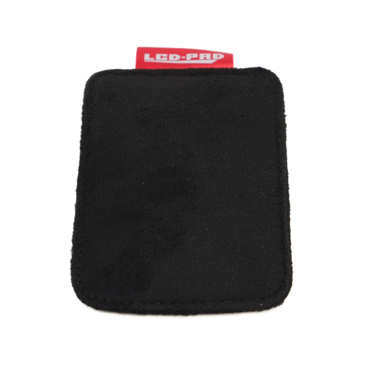 Black square object with a red 'LCD-PAD' label on a white background