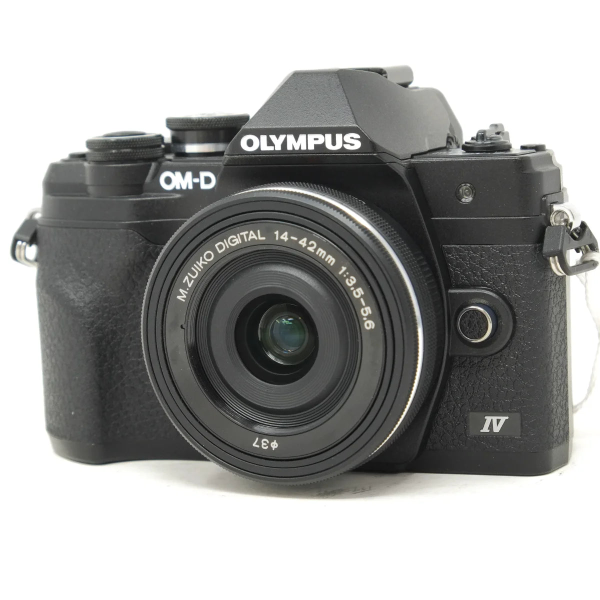 Used Olympus OM-D E-M10 Mark IV with 14-42 EZ - front angle 