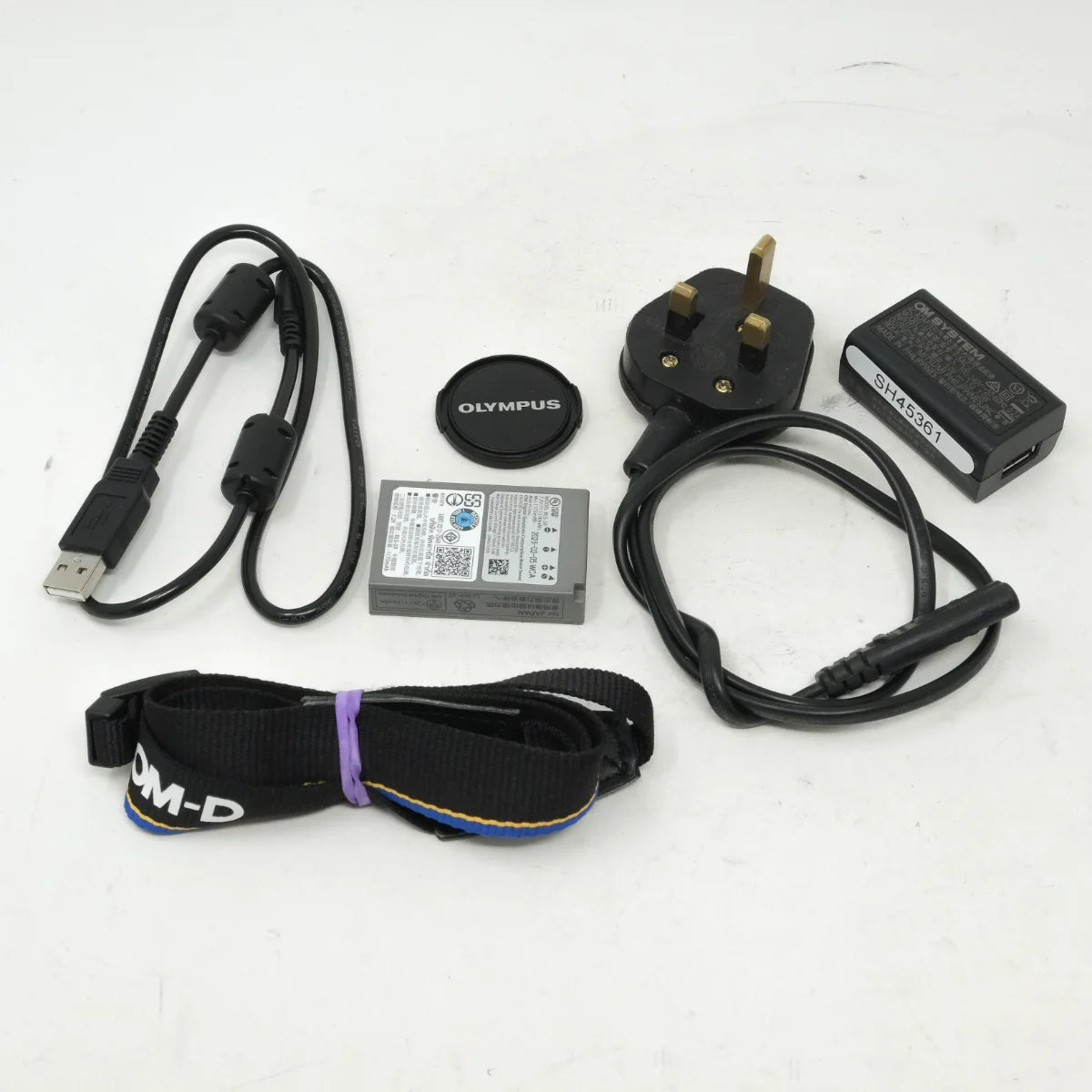 Used Olympus OM-D E-M10 Mark IV with 14-42 EZ - battery, charger, strap and lens cap
