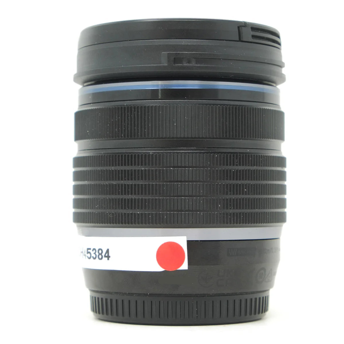 Used Olympus OM System 12-45mm F4 PRO ED Lens MFT - side angle 