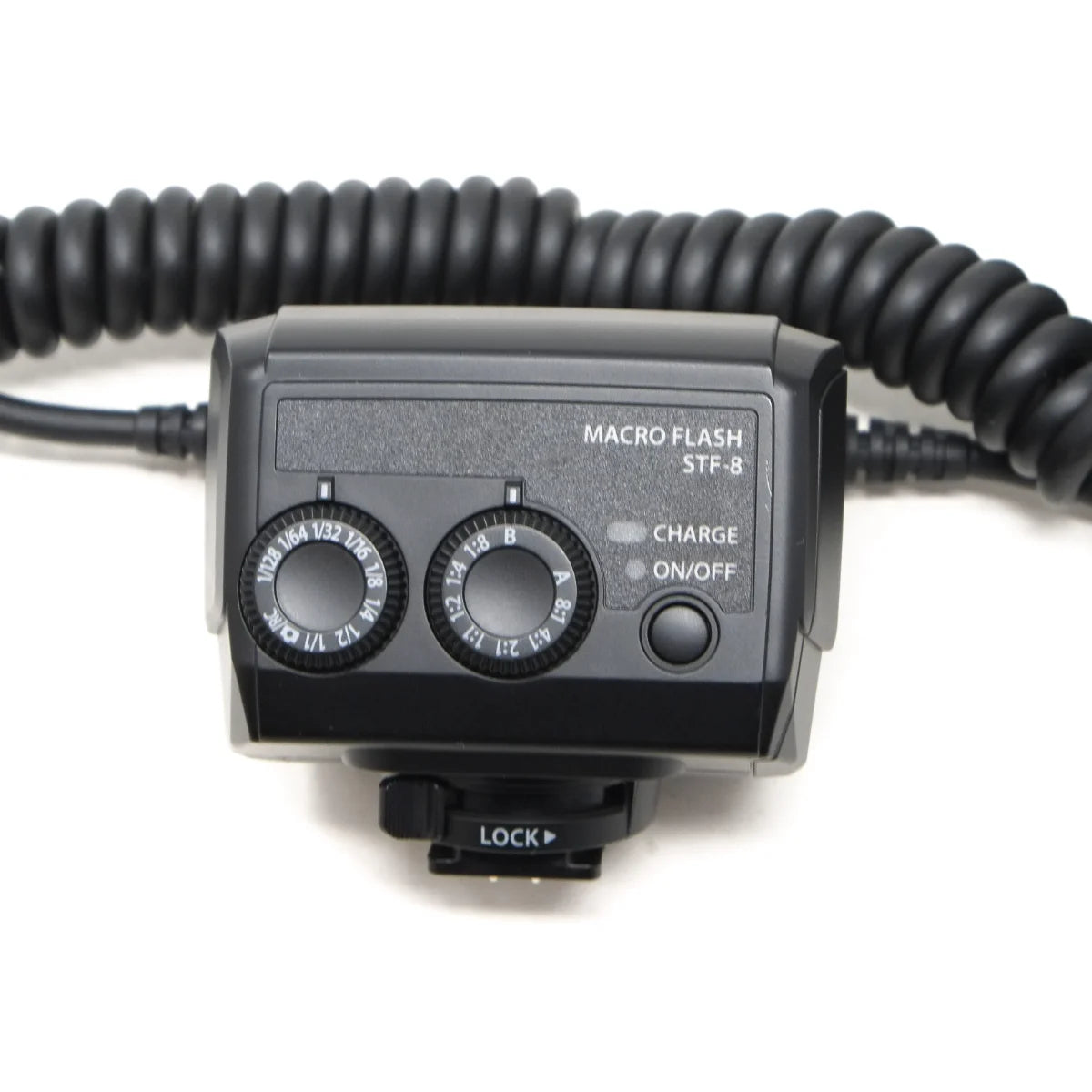 Used Olympus STF-8 Macro Flash - back angle 