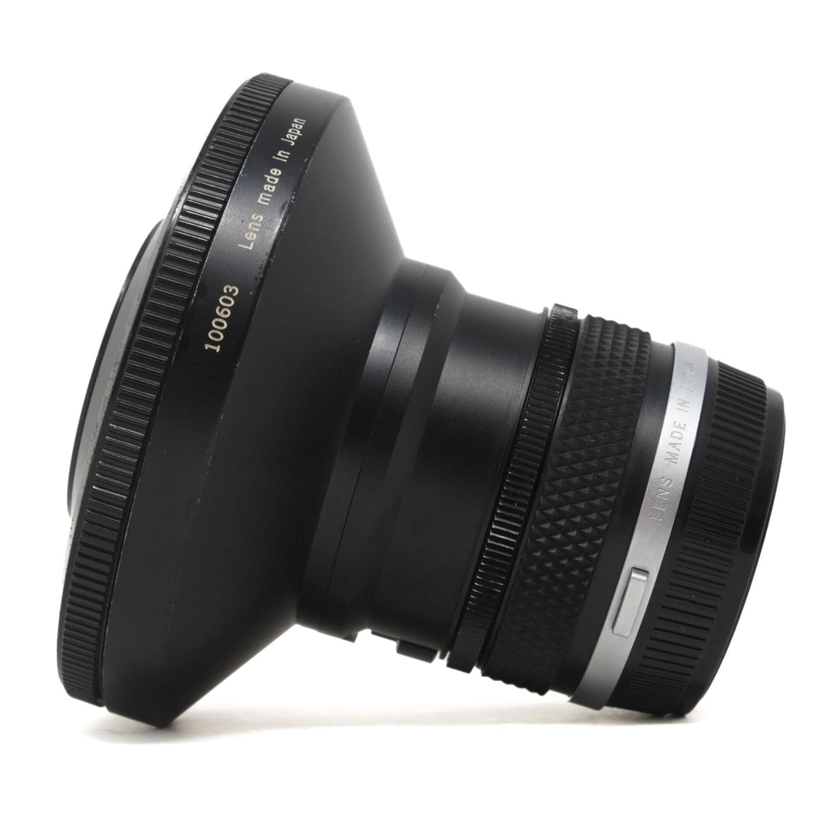 Used Olympus Zuiko Auto-Fisheye 8mm F2.8 lens - Side angle 