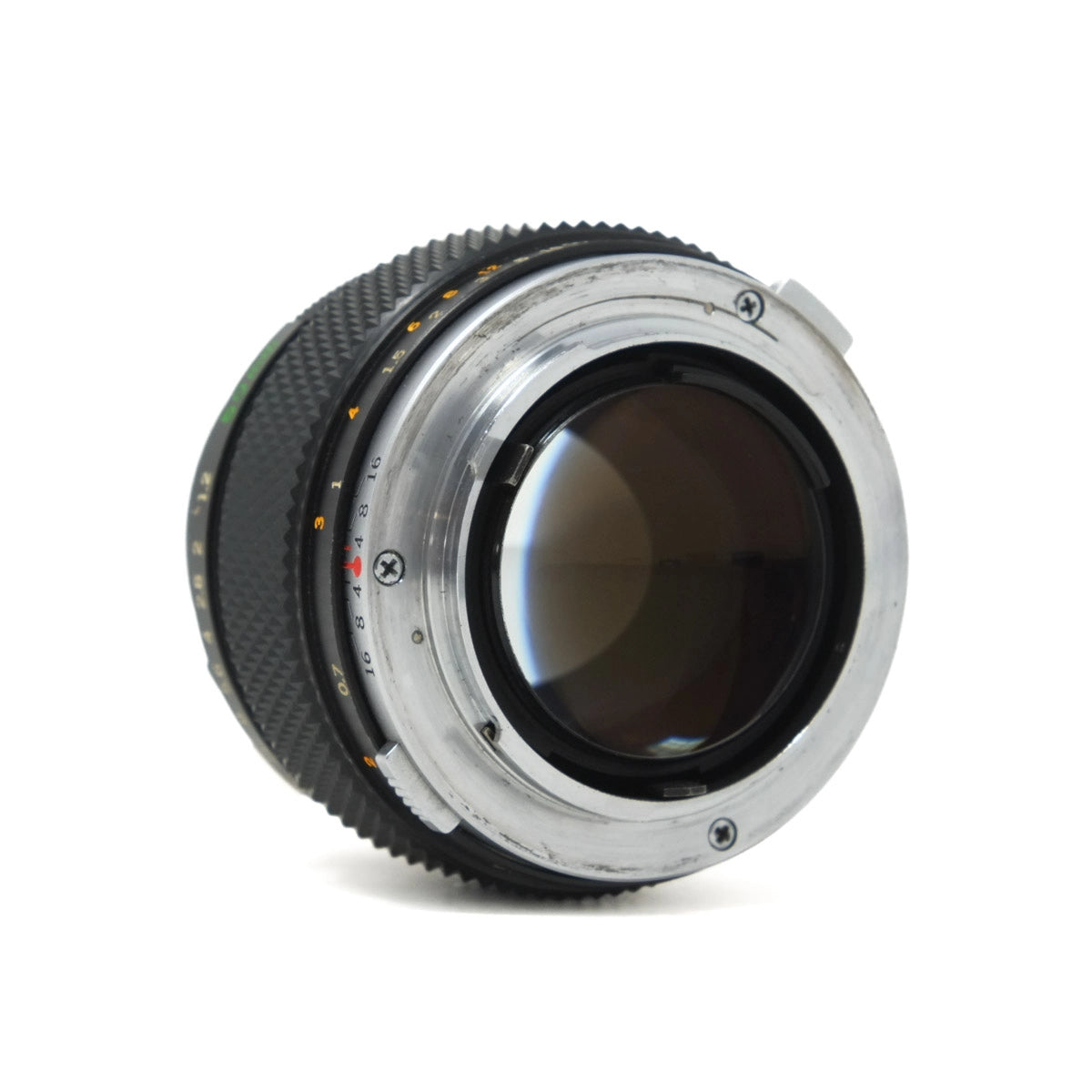 Used Olympus Zuiko Auto-S 50mm F1.2 lens - Bottom angle 