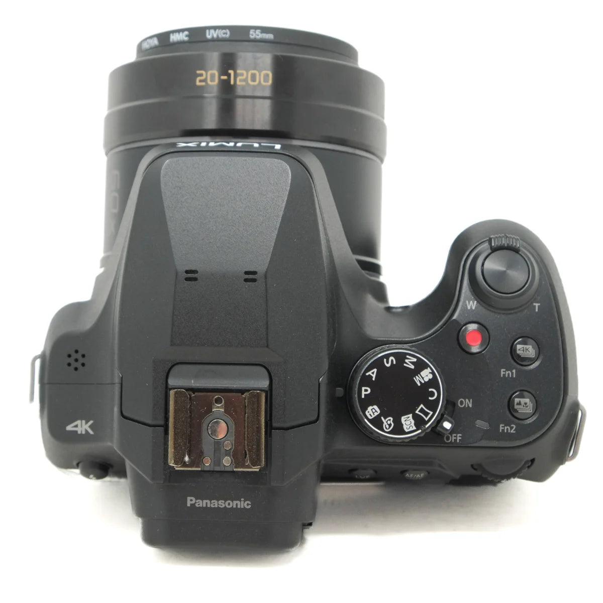 Used Panasonic DC-FZ82 Bridge camera - top angle 