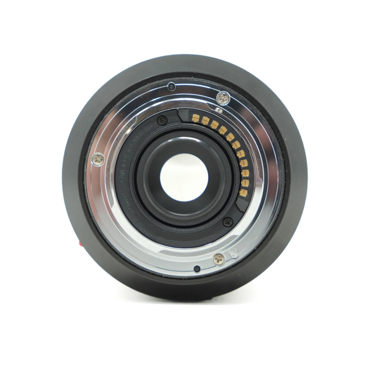 Camera lens on a white background