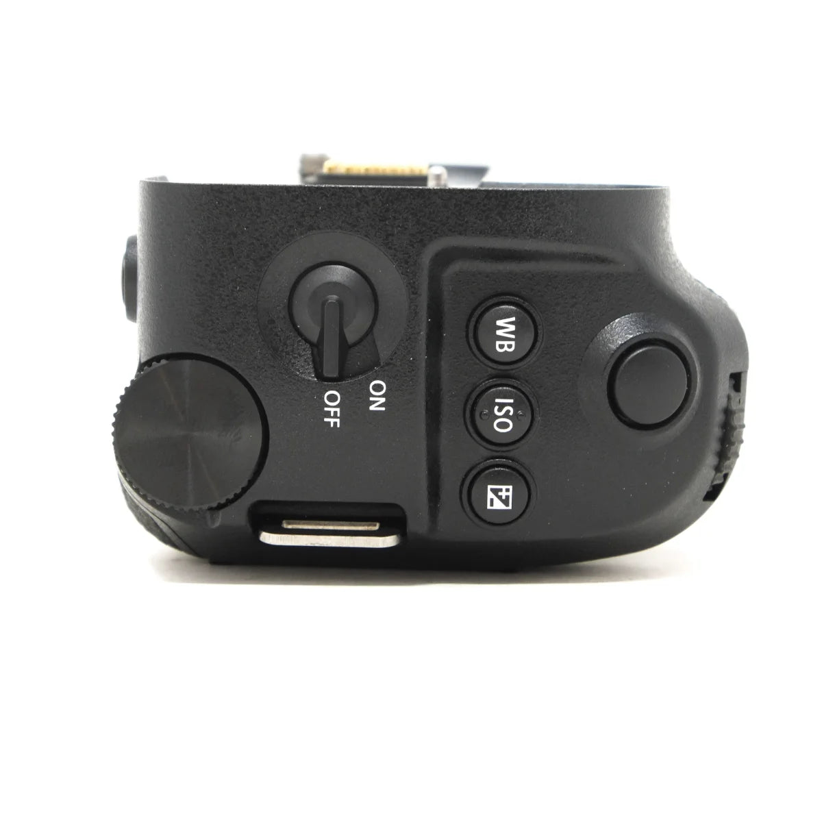 Used Panasonic DMW-BGS1 battery Grip - side angle 