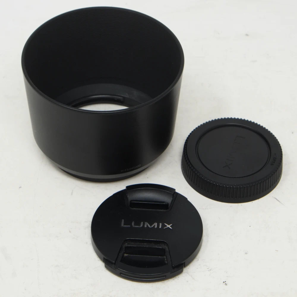Used Panasonic Lumix G Vario 45-200mm Mega OIS lens (Hood SH45591)