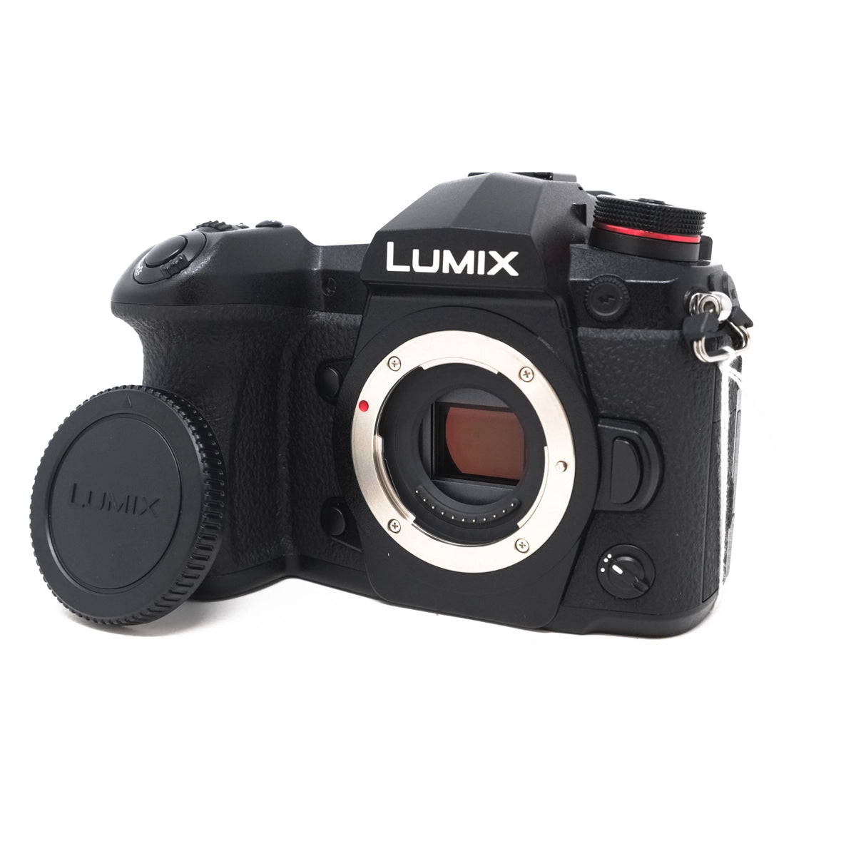 Used Panasonic Lumix G9 Mirrorless Camera - Front angle without body cap