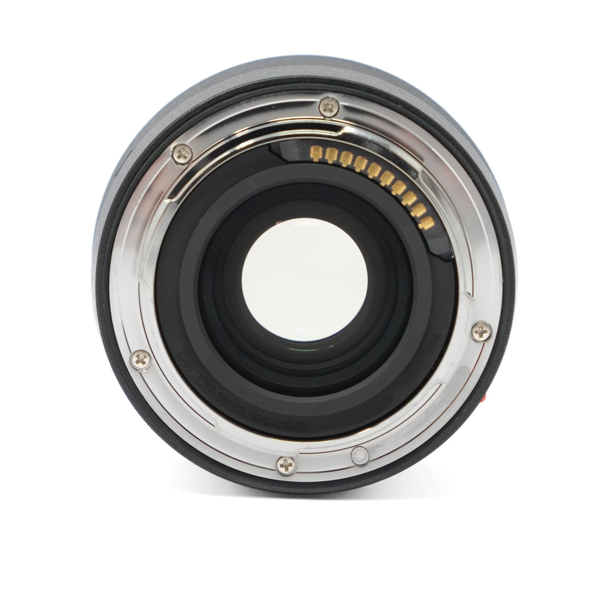 Camera lens on a white background