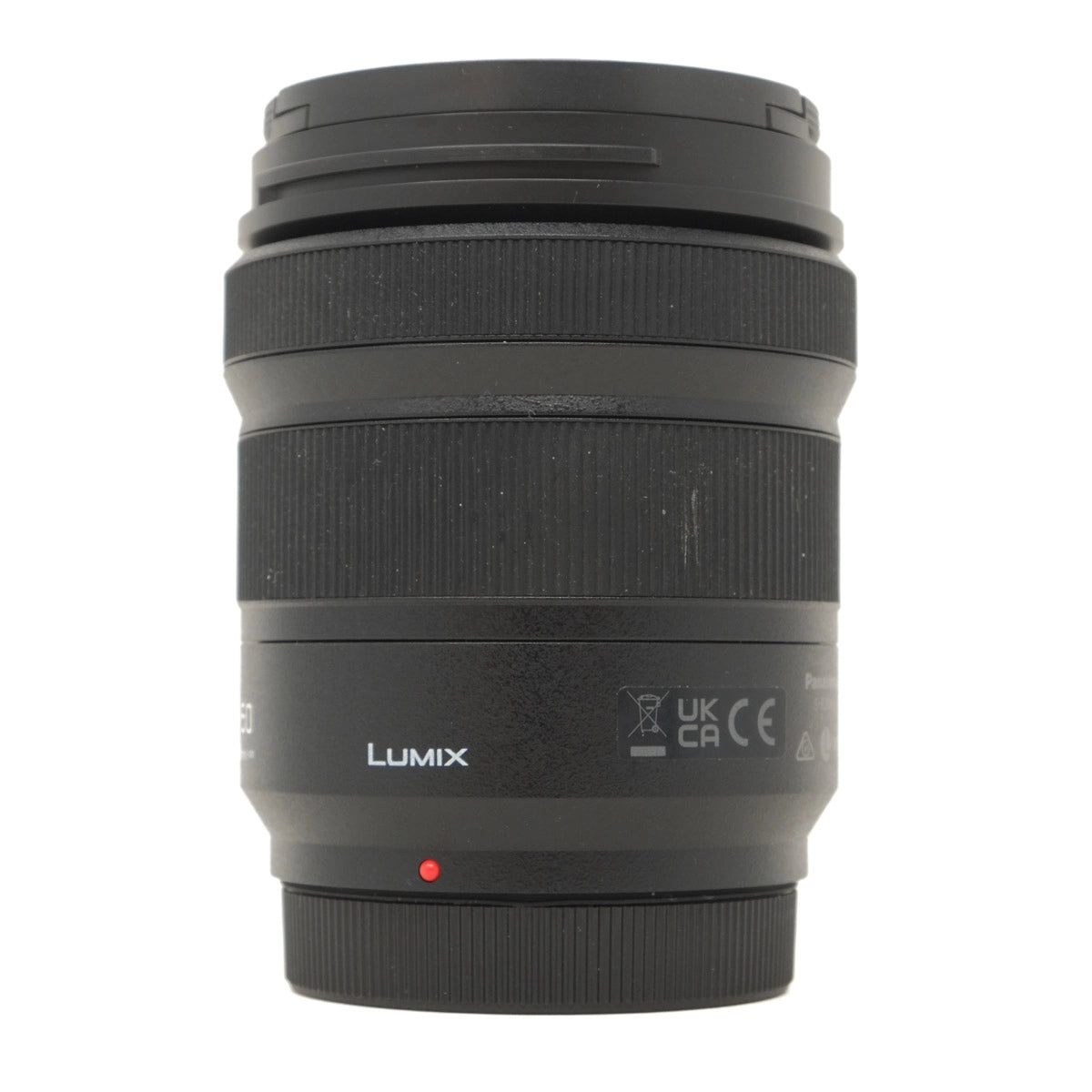 Used Panasonic S 20-60mm F3.5-5.6 Lens in L mount - side angle 