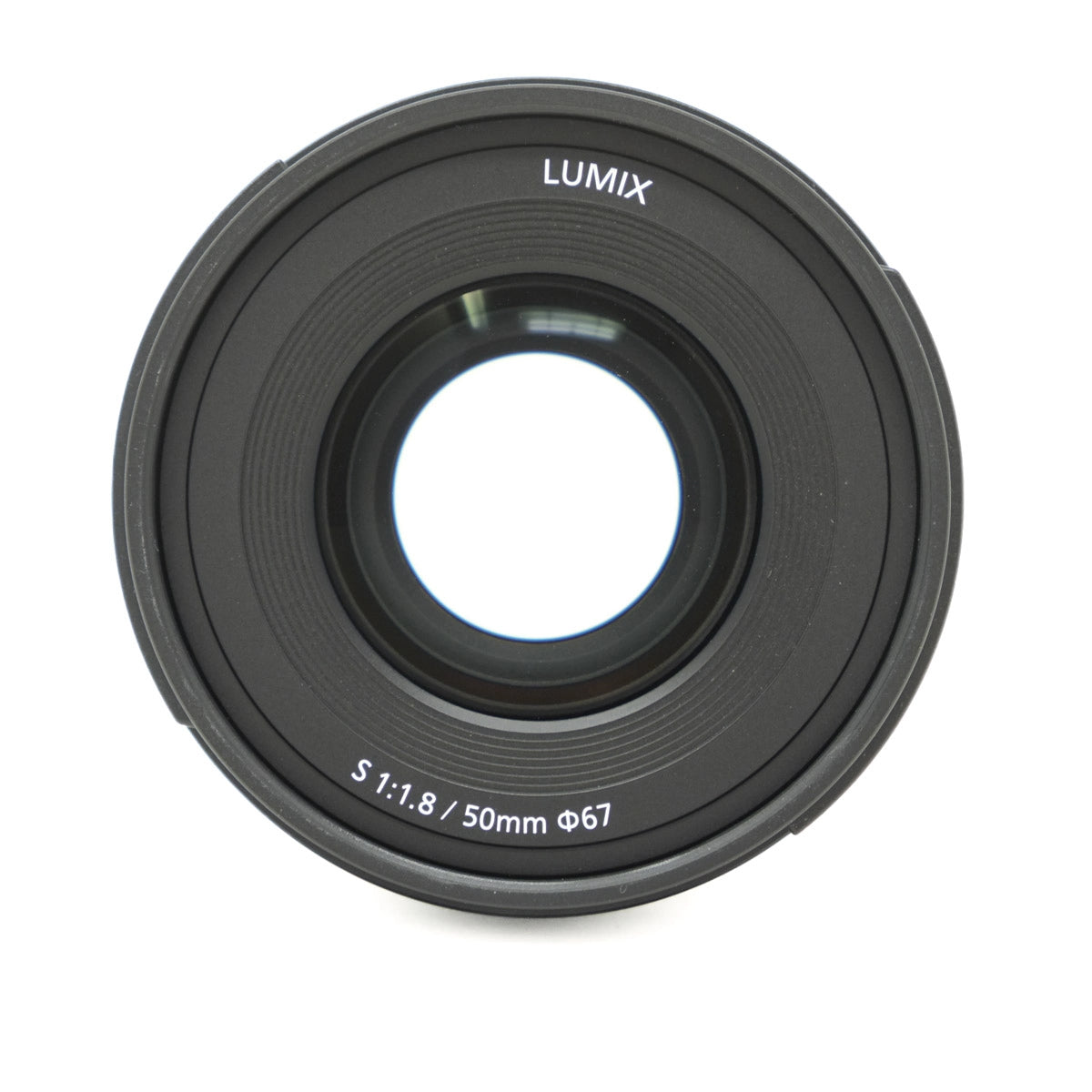Used Panasonic S 50mm F1.8 Lens in L Mount - top angle 