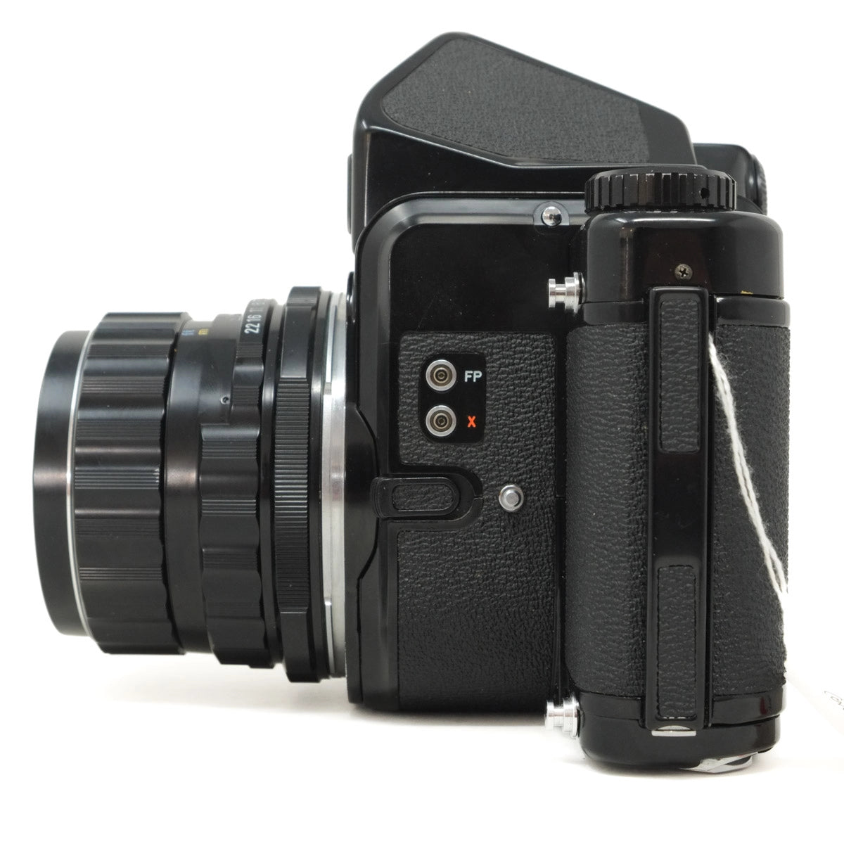 Used Pentax 6X7 Medium format camera - side angle 