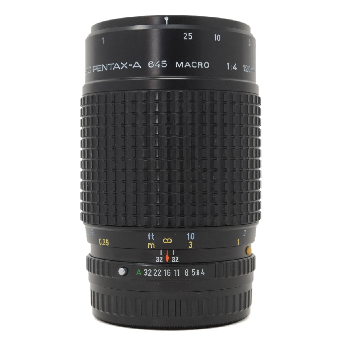 Used Pentax A 645 120mm F4 Macro Lens - front angle 