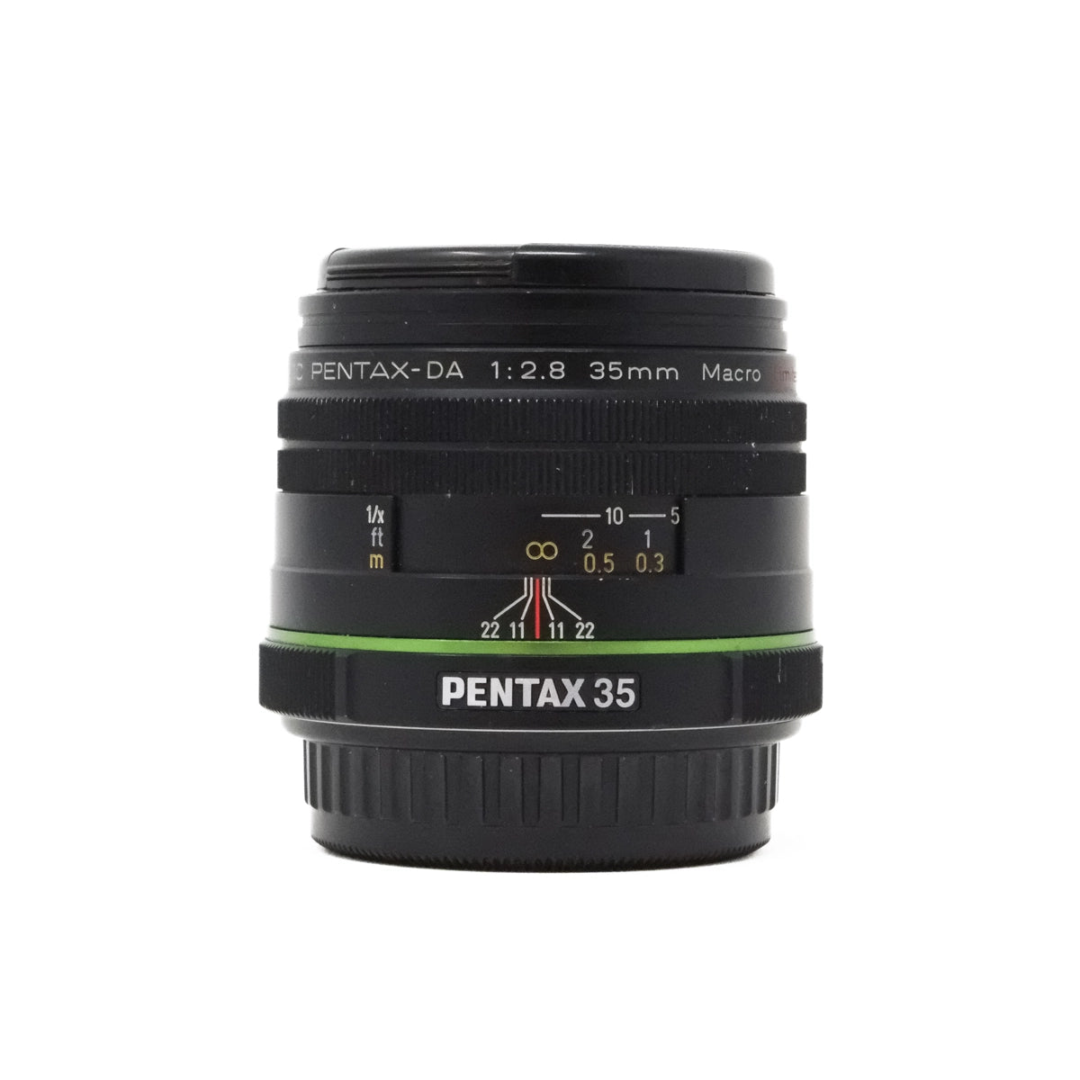 Used Pentax DA 35mm F2.8 limited lens Macro top angle