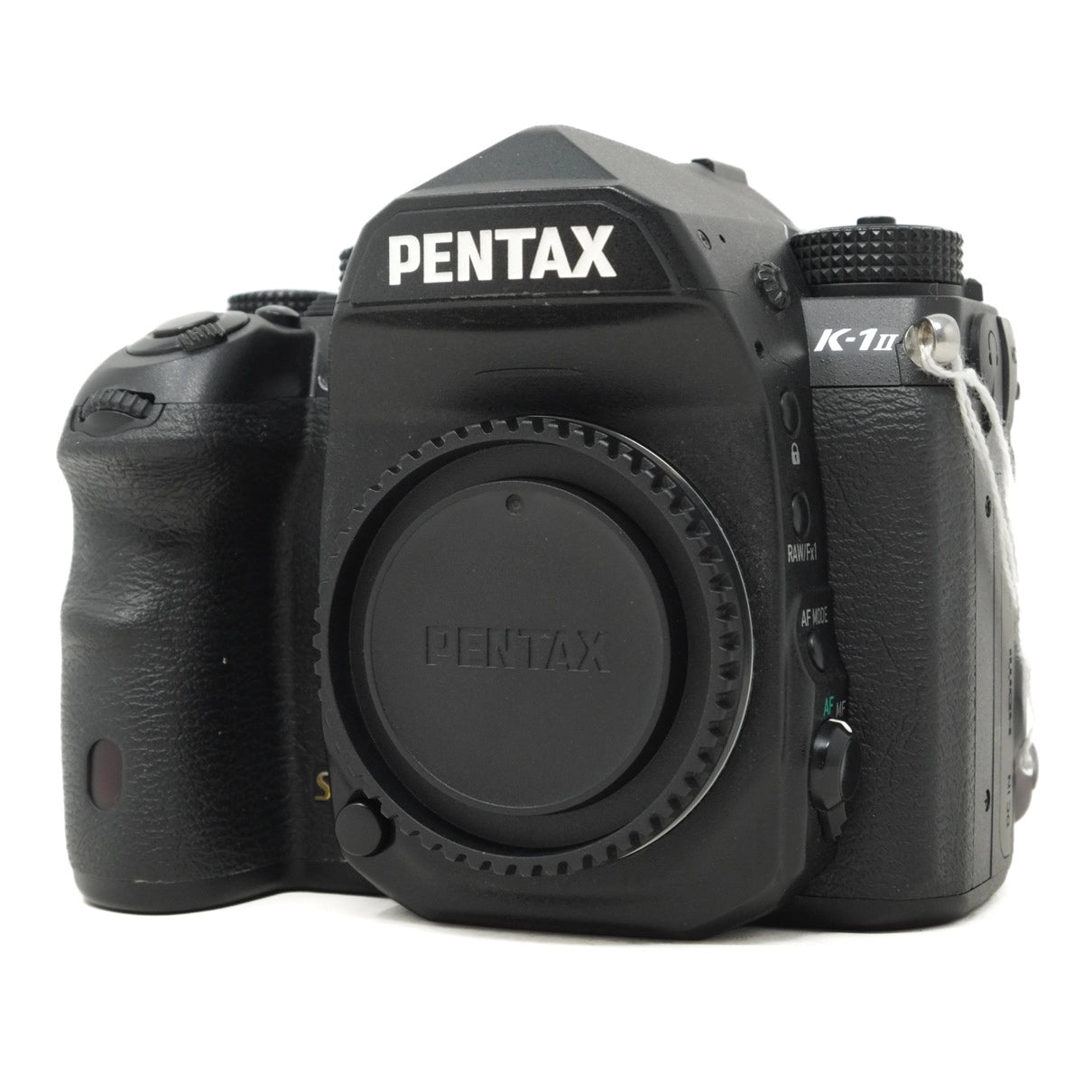 Pentax K-1 II camera body on a white background