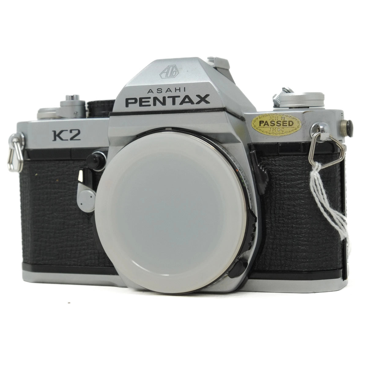 Vintage Asahi Pentax K2 camera on a white background