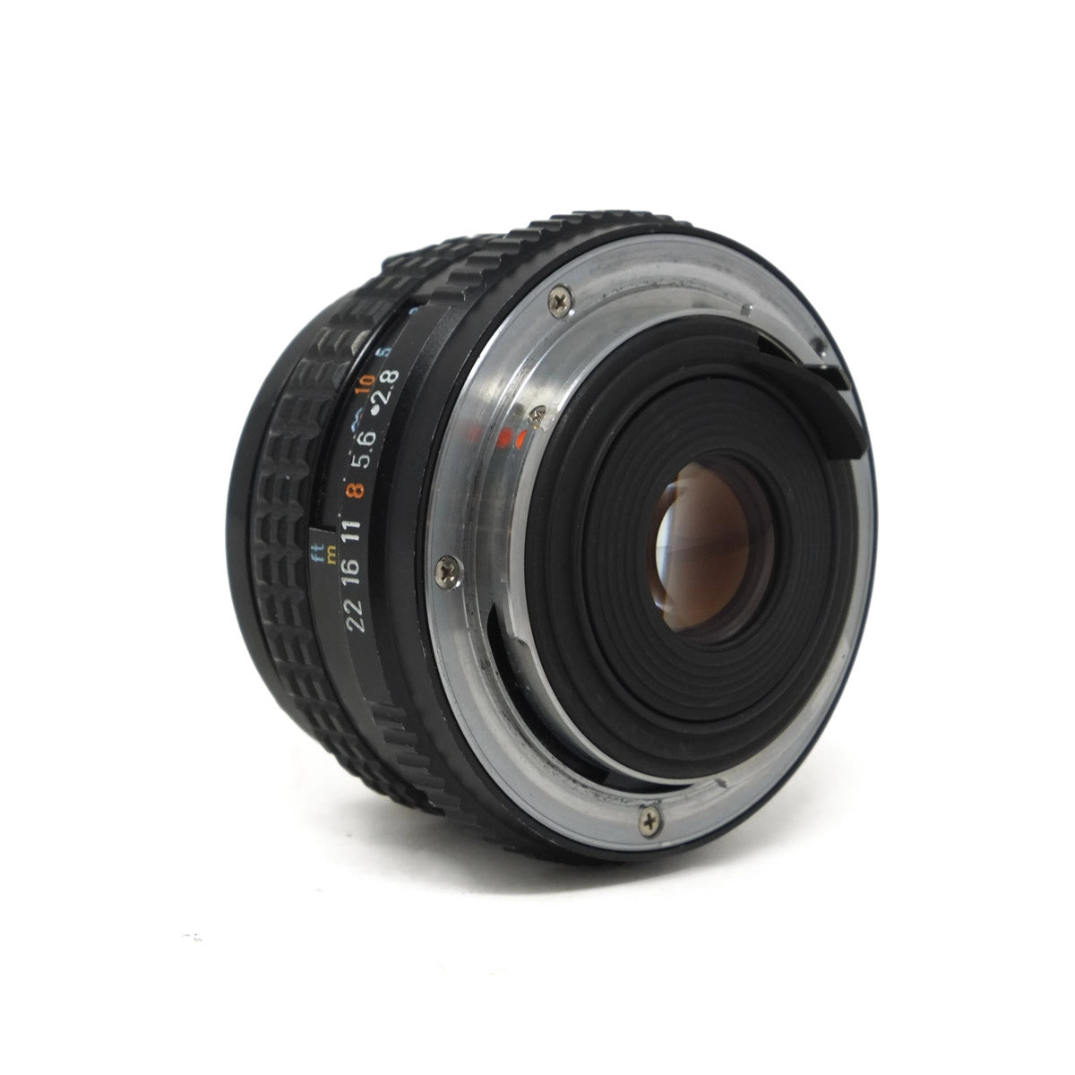 Used Pentax-M 28mm F2.8 PK-M Lens - Bottom angle 