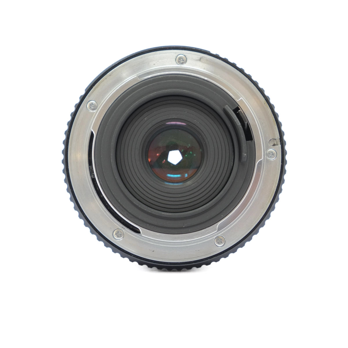 Camera lens on a white background