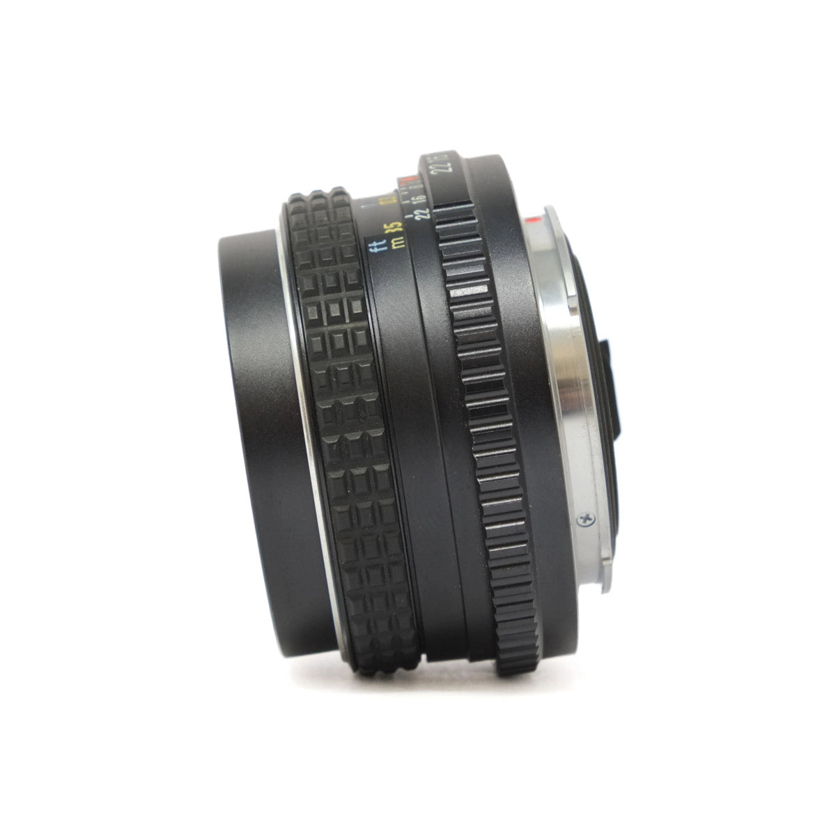 Camera lens on a white background