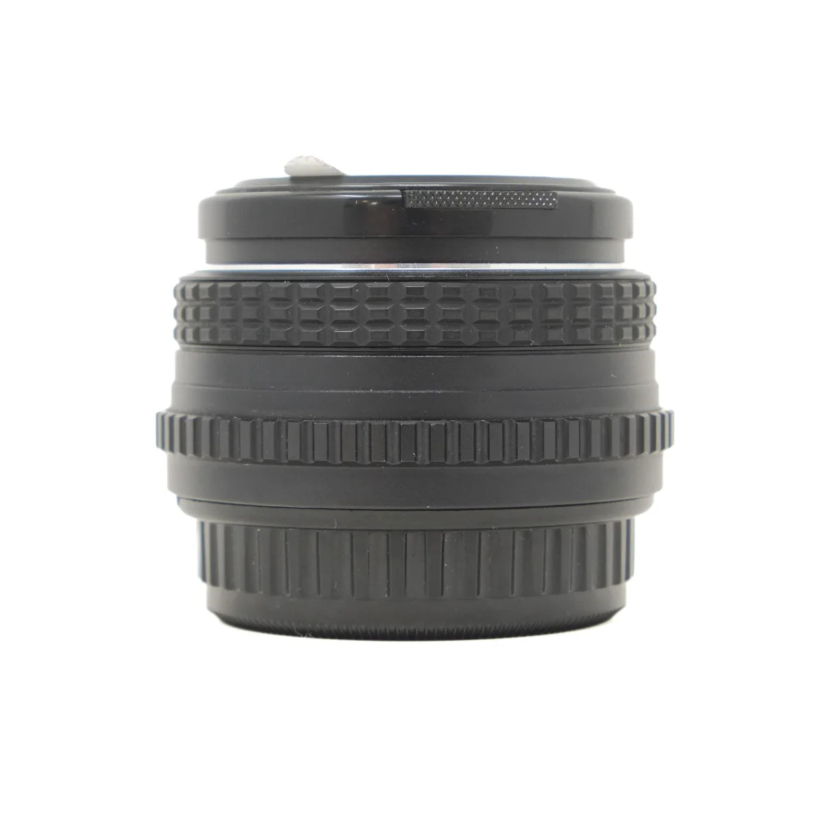 Used Pentax-M 50mm F1.7 PK Lens - side angle 