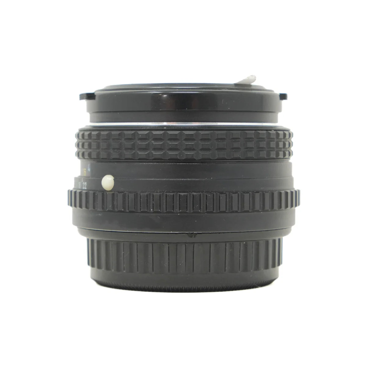 Used Pentax-M 50mm F1.7 PK Lens - side angle 