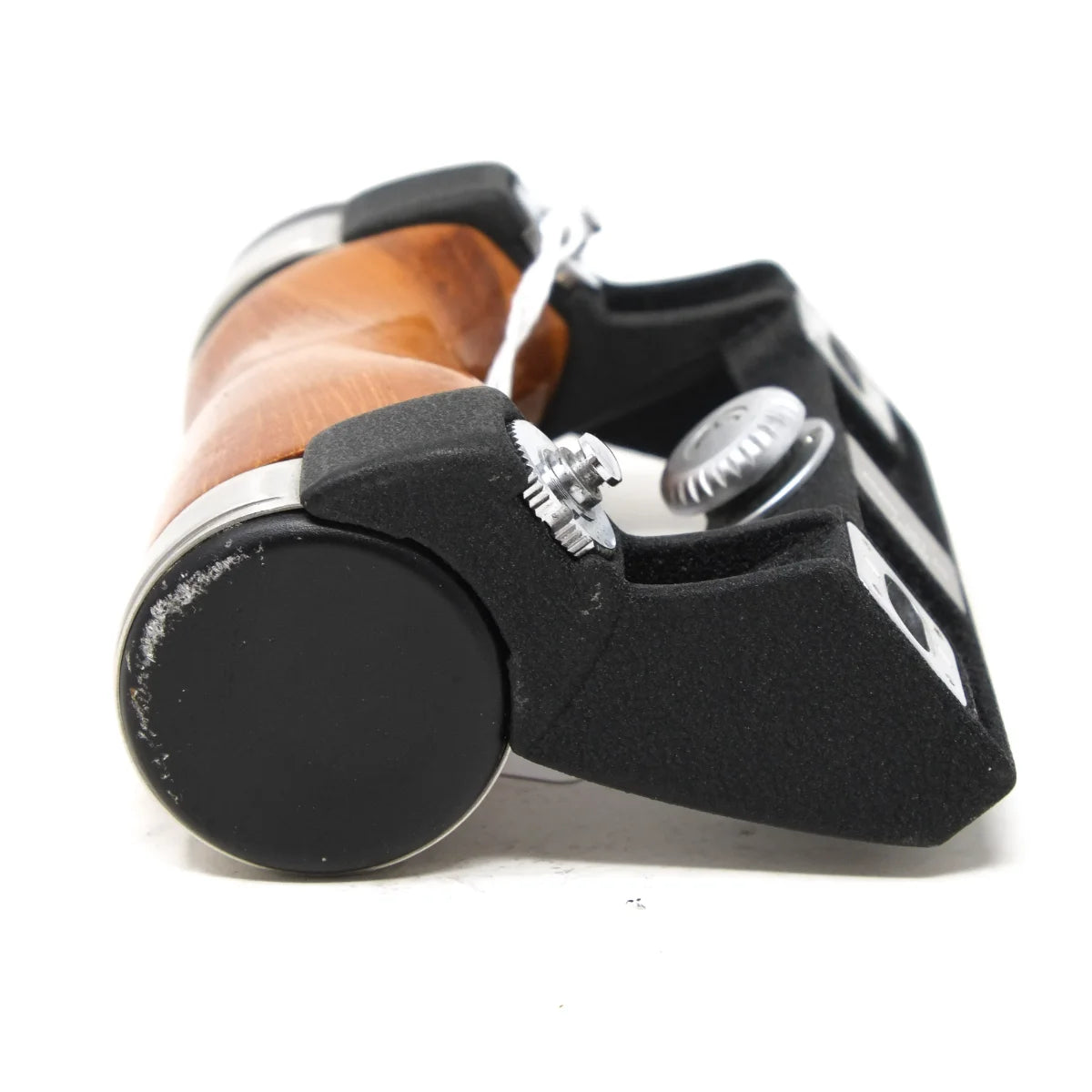 Used Pentax Wooden grip for 6x7 - bottom angle 