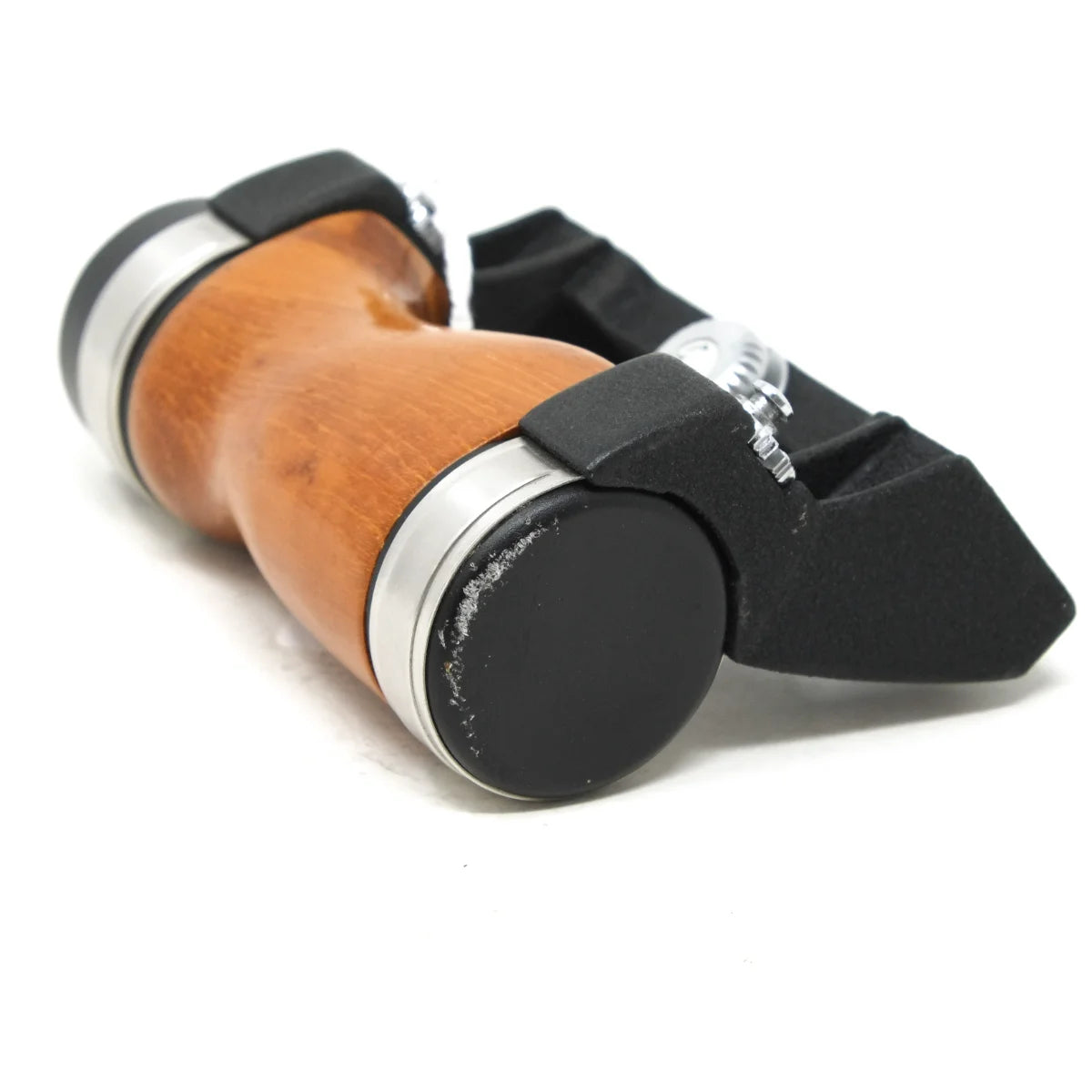 Used Pentax Wooden grip for 6x7 - bottom angle
