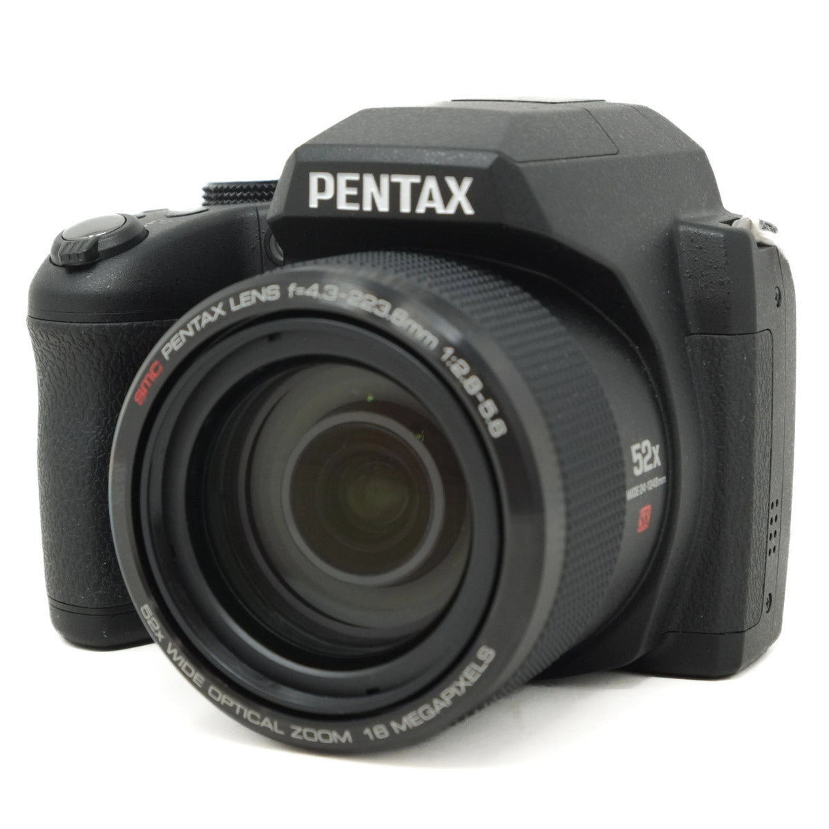 Pentax camera on a white background